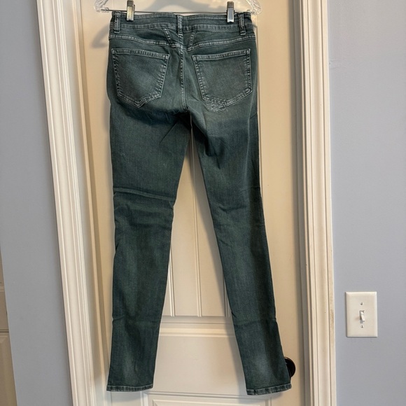 Closed 27 Pedal Star Skinny Jeans ~ Low Rise Distressed Green - Picture 3 of 8